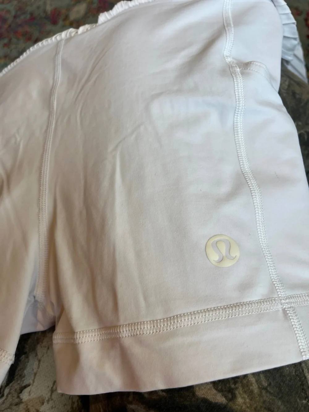 Lulu Pleated A-Line Skirt in Ivory/Cream - Picture 6 of 7